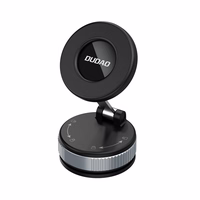 Dudao F24PRO MagSafe Compatible Car Holder with Suction Cup Windshield or Dashboard - Melns
