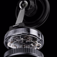 Dudao F24X MagSafe Compatible Car Holder with Suction Cup - Melns