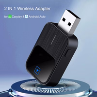 Bezvadu CarPlay/Android Auto adapteris Reach K2 melns