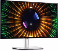 DELL UltraSharp U2424H computer monitor 60.5 cm (23.8") 1920 x 1080 pixels Full HD LCD melns, sudraba