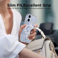 Tech-Protect FlexAir MagSafe viedtālruņa apvalks iPhone 17 - ar margrietiņām un lapām