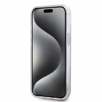 DKNY IML Mono un svītras Magnētiskais viedtālruņa apvalks iPhone 15 / 14 / 13 - bēša