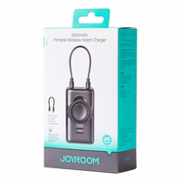 Joyroom JR-W13 5000mAh Bezvadu Portatīvais lādētājs Apple Watch + USB-C un Lightning - melns