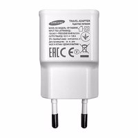 Samsung EP-TA50EWE 8W USB-A sienas lādētājs ar MicroUSB kabeli ECB-DU4AWE (Bulk - aizstājējiepakojums) - balts