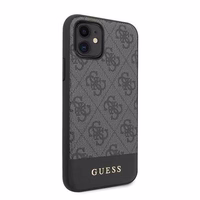 Guess 4G Stripe Collection viedtālruņa apvalks iPhone 11 6.1" / Xr - Pelēks