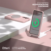 Etteri Silikona Mag maciņš for Samsung Galaxy S26 Ultra gaiši rozā