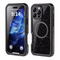 Ūdensizturīgs apvalks SHELLBOX GT, saderīgs ar MagSafe, paredzēts IPHONE 16 Pro Max, melns