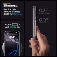 Spigen Liquid Crystal Mag Magnētiskais viedtālruņa apvalks iPhone 16 Pro - caurspīdīgs