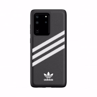 Adidas OR veidots PU apvalks Samsung Galaxy S20 Ultra - melns un balts
