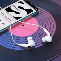 Borofone austiņas BM100 Pro Fuente ar mikrofonu baltas