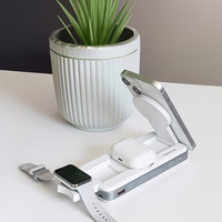 Forever bezvadu barošanas banka MATB-300 10000 mAh magnētiskā 3in1 balta