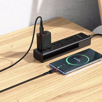 Kabelis USB A uz USB C Hoco QC 3A 1 m X59 melns