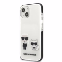 KARL LAGERFELD KLHCP13MTPECKW IPHONE 13/14/15 6.1 "MACIŅŠ BALTS / BALTS KARL & CHUPETTE