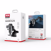 XO auto turētājs C77 melns ar piesūcekni