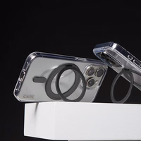 CARE by PanzerGlass Funkcionālais viedtālruņa apvalks ar statīvu iPhone 16 Pro 6.3" melns/melns Magnētiskais 1322