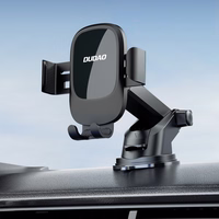Dudao F5N+ gravity auto turētājs with suction cup windshield or dashboard - melns