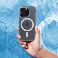 FROST MAG COVER viedtālruņa apvalks, saderīgs ar MagSafe, priekš IPHONE 14 Plus, sarmots caurspīdīgs