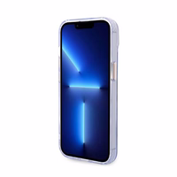 Guess GUHMP14SHTCMU iPhone 14 6.1" violeta/violeta cietais apvalks Zelta kontūra Caurspīdīgs Magnētiskais