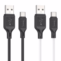 Kabelis USB-A uz USB-C Hoco 3A 1 m X90 melns
