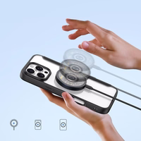 Dux Ducis Skin X Pro viedtālruņa apvalks iPhone 16 Pro Max ar MagSafe un atveramu vāciņu - melns