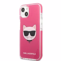 KARL LAGERFELD KLHCP13STPECPI IPHONE 13 MINI 5.4 "MACIŅŠ FUCHSIA/FUSCHIA CHOUPETTE HEAD