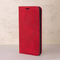 Viedais Suede maciņš for iPhone 17 Air 6,6" sarkans