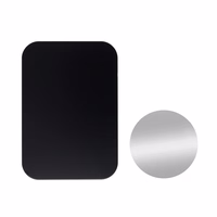 Zīmīte magnētiskajam auto turētājam melna un sudrabaina