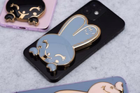 Lipīgs tālruņa statīvs RABBIT - zils