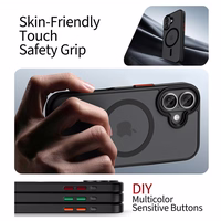 Tech-Protect MagMat XT 4-komplekts MagSafe viedtālruņa apvalks iPhone 17 - matēts melns