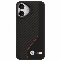 BMW M Carbon Line & Logo MagSafe viedtālruņa apvalks iPhone 17 - sarkans