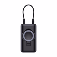 Joyroom JR-W13 5000mAh Bezvadu Portatīvais lādētājs Apple Watch + USB-C un Lightning - melns