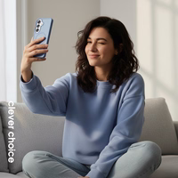 Crong Hybrid Matte Magnetic - MagSafe maciņš Samsung Galaxy S26 (zils)