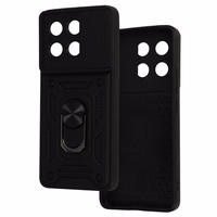 Viedtālruņa apvalks Slide Camera Armor Case Xiaomi Poco X6 Pro 5G melns