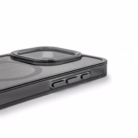 Mirdzošs magnētiskais viedtālruņa apvalks iPhone 16e - melns