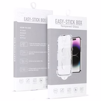 Rūdīts stikls pilna līme Easy-Stick kaste iPhone XS MAX melns