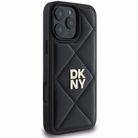 DKNY putuots Stack logotips iPhone 16 Pro apvalks melns
