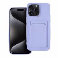 Karteņu viedtālruņa apvalks IPHONE 15 Pro Max violets
