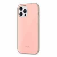 Moshi iGlaze - Premium Hybrid maciņš iPhone 13 Pro Max (SnapTo system) (Dahlia rozā)