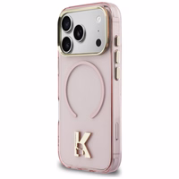 Karl Lagerfeld IML K Head Logo MagSafe Maciņš for iPhone 17 Pro - rozā