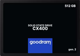 Goodram CX400 gen.2 2.5" 512 GB Serial ATA III 3D TLC  NAND