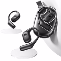 USAMS Austiņas Bluetooth 5.3 G26 OWS bezvadu melns BHUUG01