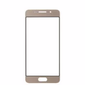 Outer Screen Glass Saderīgs ar Samsung A710 A7 2016 Zeltains HQ