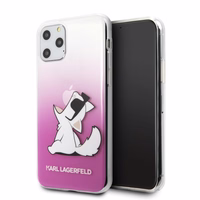 Karl Lagerfeld KLHCN65CFNRCPI iPhone 11 Pro Max cietais maciņš rozā Choupette Fun