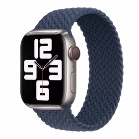 APPLE SIKSNIŅA APPLE WATCH 3K499ZM/A PĪTS SOLO SIKSNIŅA 41MM SIZE 9 DZIĻŪDENS ZILS ORIĢINĀLĀ PLOMBA