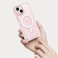 Tech-Protect FlexAir Hybrid MagSafe iPhone 15 apvalks - caurspīdīgs ar spīdumiem