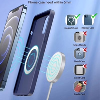 Magnētiskais bezvadu lādētājs Choetech T518 15W (balts)