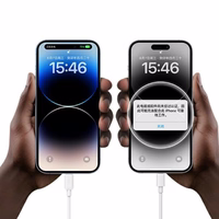 USAMS Tīkla lādētājs 18W + kabelis Lightning/ USB-A Fast Charging balts series SC SCXLTZ03