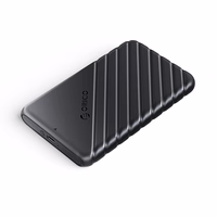 Orico 25PW1C-C3 2,5" HDD/SSD USB-C 3.1 6 Gb/s diskdzinis - melns