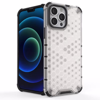 Honeycomb Case bruņu vāks ar TPU buferi iPhone 13 Pro Max zils