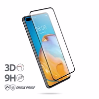 Crong 3D Armor Glass – 9H rūdīts stikls the entire Huawei P40 screen + installation frame